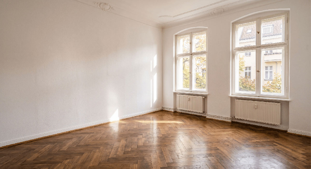 Wohnung nach Renovierung und Endreinigung – übergabebereit